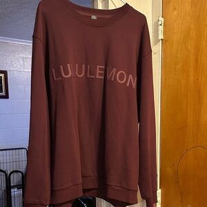 lululemon athletica Maroon Sweatshirt